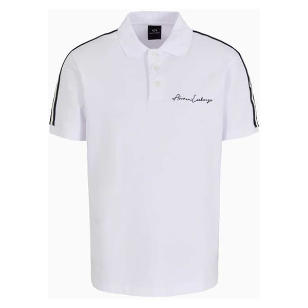 Armani Exchange 8nzfsg_zj81z Kortärmad Polotröja Vit 2XL Man