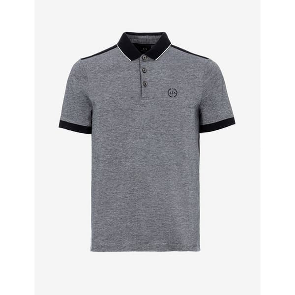Armani Exchange 8nzf76_z8m5z Kortærmet Polo Grå S Mand
