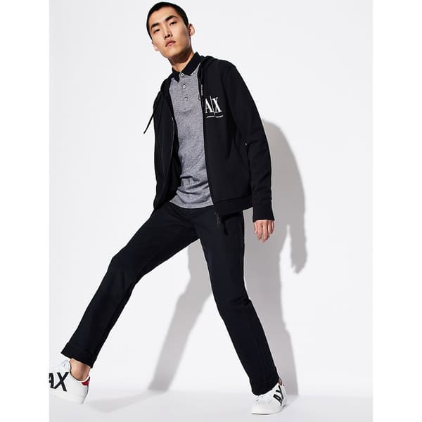 Armani Exchange 8nzf76_z8m5z Kortærmet Polo Grå S Mand