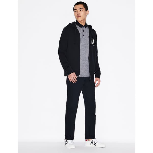Armani Exchange 8nzf76_z8m5z Kortærmet Polo Grå S Mand