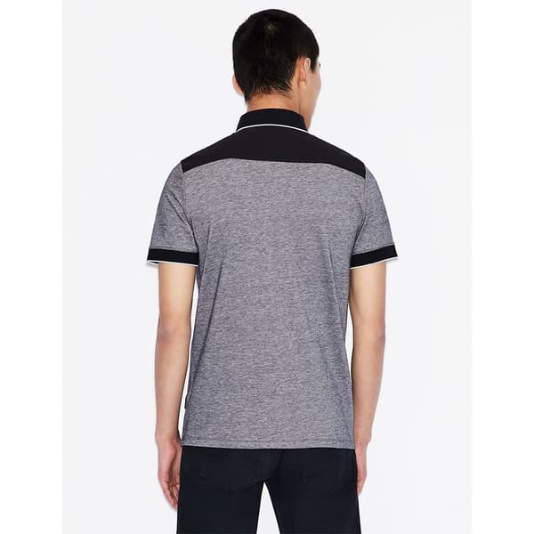Armani Exchange 8nzf76_z8m5z Kortærmet Polo Grå S Mand