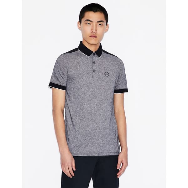 Armani Exchange 8nzf76_z8m5z Kortærmet Polo Grå S Mand