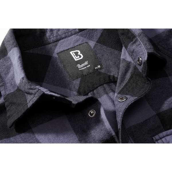 Brandit Check Skjorte Blå 6XL Mand