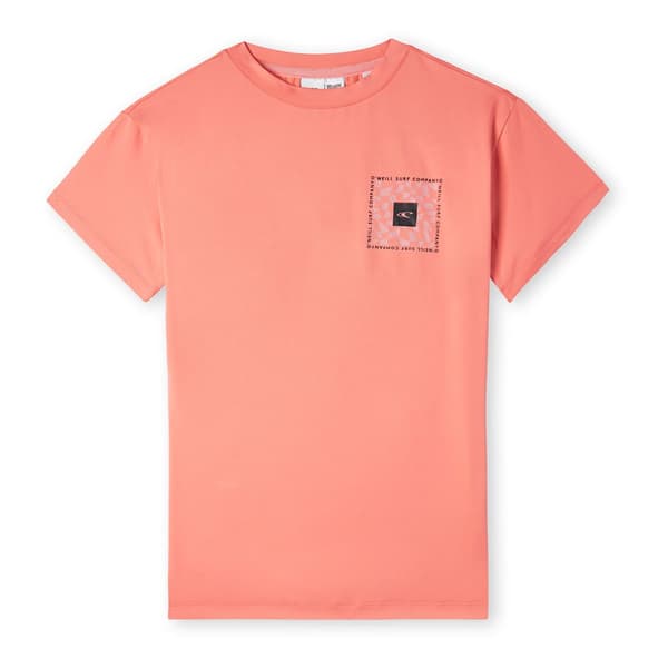 O´neill Rutile Long T-shirt Med Korta ärmar Orange 13-14 Years Flicka