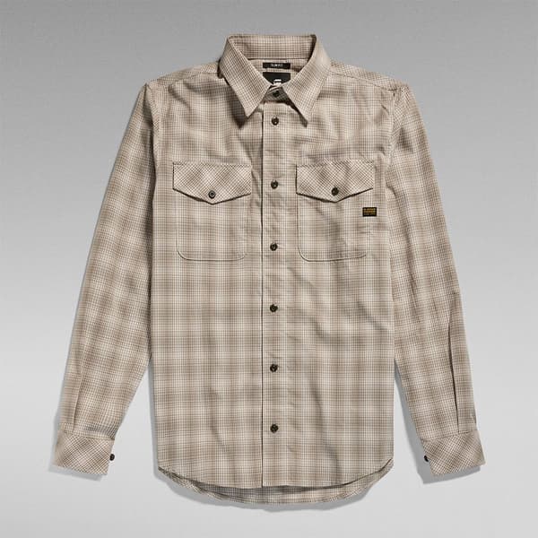 G-star Marine Skjorta Med Långa ärmar Beige L Man