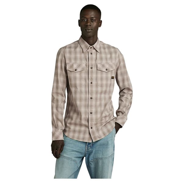 G-star Marine Skjorta Med Långa ärmar Beige L Man