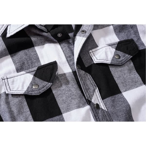 Brandit Check Skjorte Hvid 7XL Mand