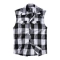 Miniatyrbillede 1 af 6: Brandit Check Skjorte Hvid 7XL Mand