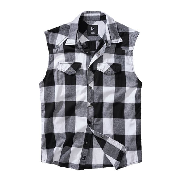 Brandit Check Skjorte Hvid 7XL Mand