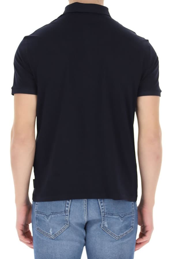 Armani Exchange 8nzf80-z8h4z Lyhythihainen Pikeepaita Sininen 2XL Mies