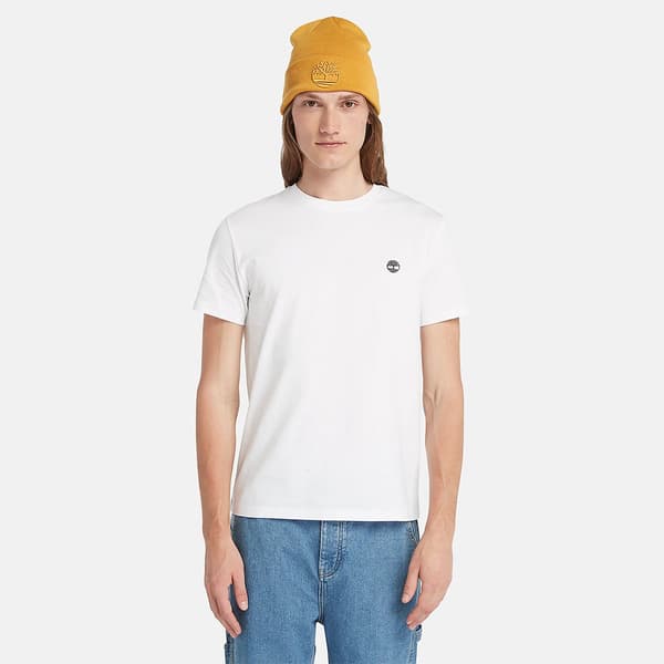 Timberland Basic Jersey Slim T-shirt Med Korte ærmer 3 Enheder Hvid 2XL Mand