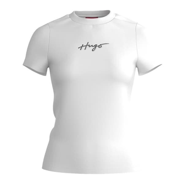 Hugo Classic 4 T-shirt Med Korte ærmer Hvid S Kvinde