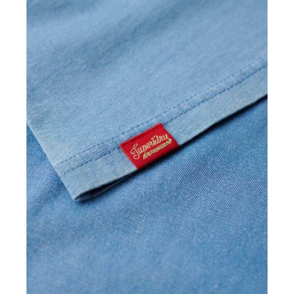 Superdry Indigo Workwear Cap T-shirt Med Korta ärmar Blå XS Kvinna