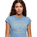 Miniatyrbild 2 av 6: Superdry Indigo Workwear Cap T-shirt Med Korta ärmar Blå XS Kvinna