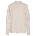 Miniatyrbillede 3 af 6: Noisy May Leilani Loose Fit Skjorte Med Lange ærmer Beige L Kvinde
