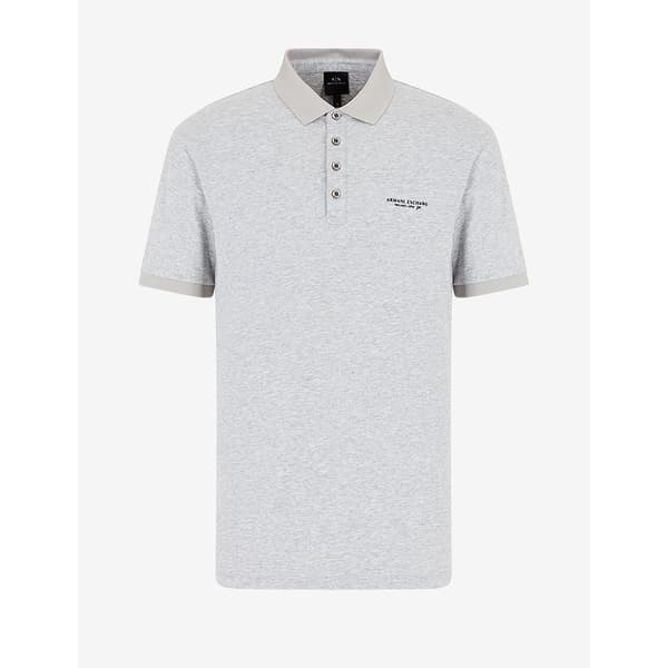 Armani Exchange 8nzf80_z8h4z Kortærmet Polo Grå XS Mand