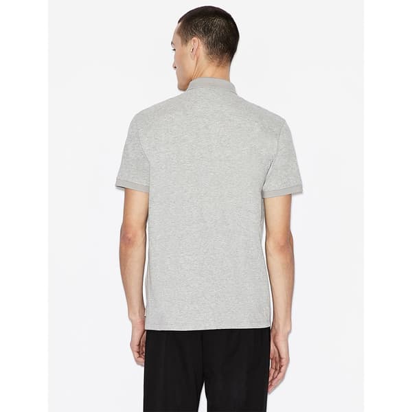 Armani Exchange 8nzf80_z8h4z Kortærmet Polo Grå XS Mand