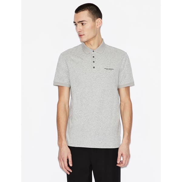 Armani Exchange 8nzf80_z8h4z Kortærmet Polo Grå XS Mand