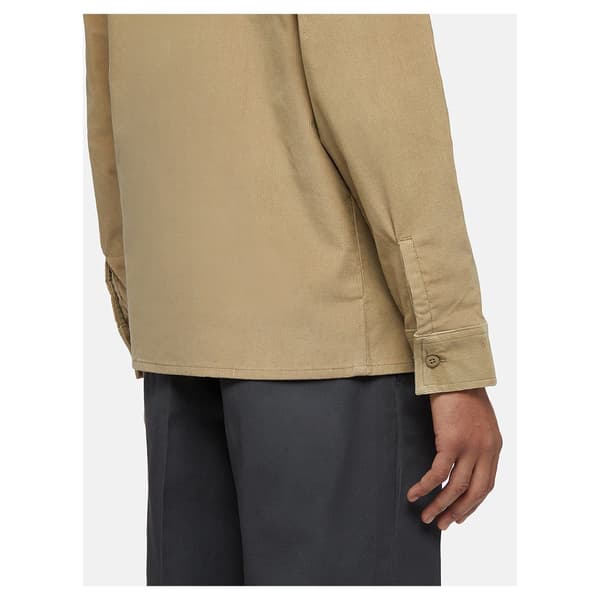 Dickies Corduroy Skjorte Med Lange ærmer Beige M Mand