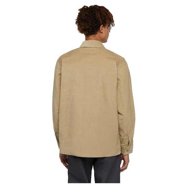 Dickies Corduroy Skjorte Med Lange ærmer Beige M Mand