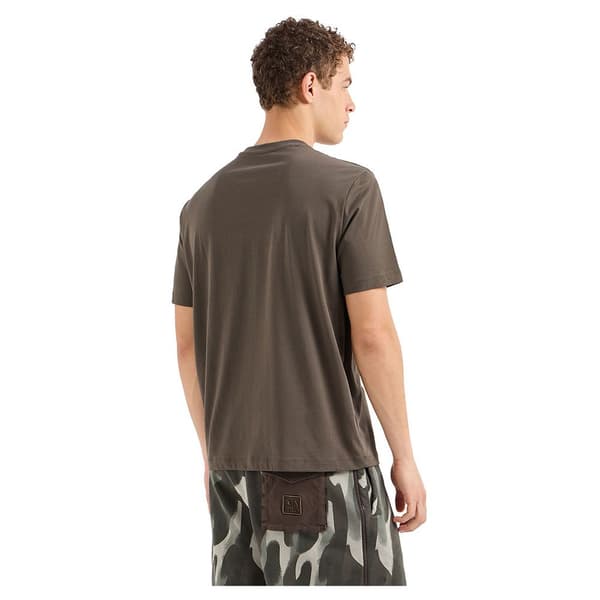 Armani Exchange 6dzthc-zjbyz T-shirt Med Korta ärmar Brun L Man