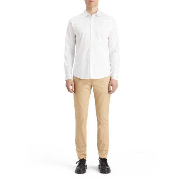 Scotch & Soda Core Skjorta Med Långa ärmar Vit L Man