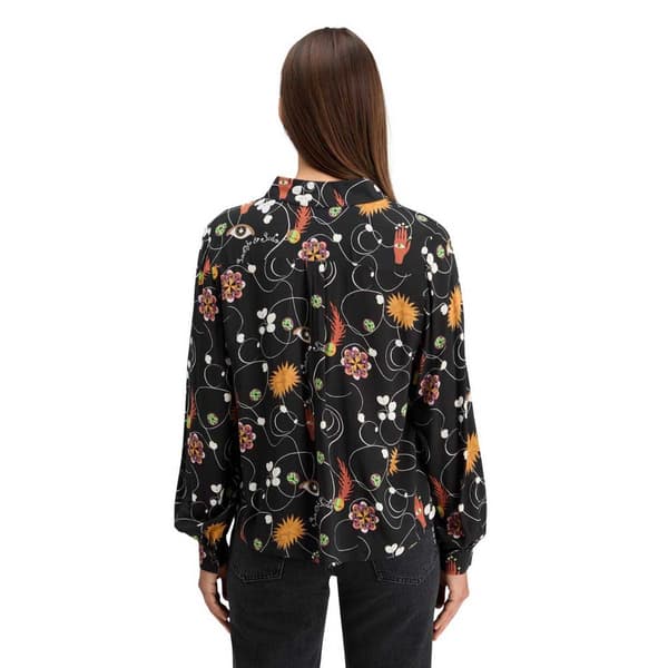 Scotch & Soda 179268 Blus Med Lång ärm Svart 38 Kvinna
