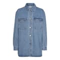 Miniatyrbillede 3 af 6: Vero Moda Naya Oversized Skjorte Med Lange ærmer Blå XS Kvinde