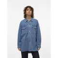 Miniatyrbillede 5 af 6: Vero Moda Naya Oversized Skjorte Med Lange ærmer Blå XS Kvinde