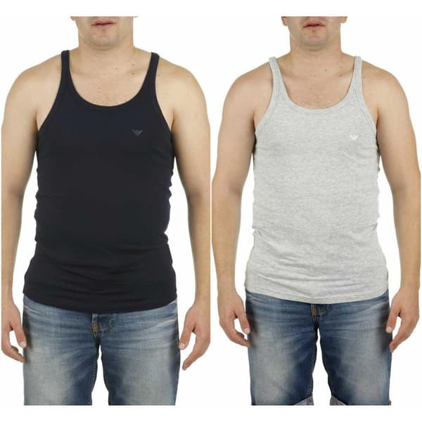 Emporio Armani 111612 Cc722 ærmeløs T-shirt Sort L Mand