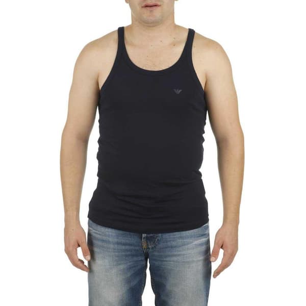 Emporio Armani 111612 Cc722 ærmeløs T-shirt Sort L Mand