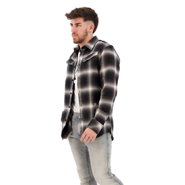 G-star Slant Pocket Slim Skjorte Med Lange ærmer Sort S Mand