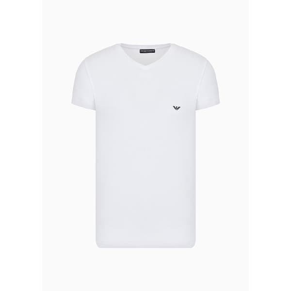 Emporio Armani 110810 Cc729 T-shirt Med Korte ærmer Hvid 2XL Mand