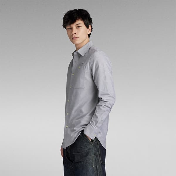 G-star Bristum 20 Slim Fit Skjorta Med Långa ärmar Grå XS Man