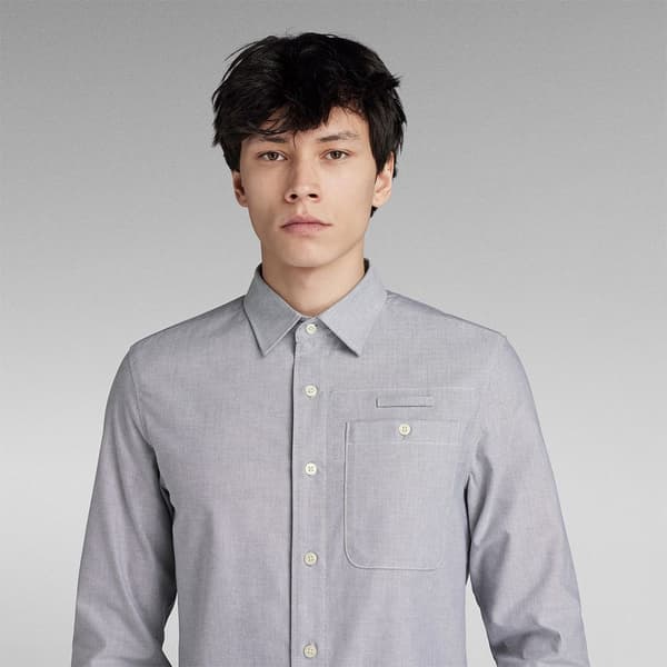 G-star Bristum 20 Slim Fit Skjorta Med Långa ärmar Grå XS Man