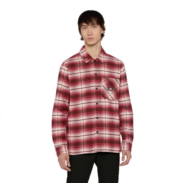Dickies Forest Check Skjorte Med Lange ærmer Rød XL Mand