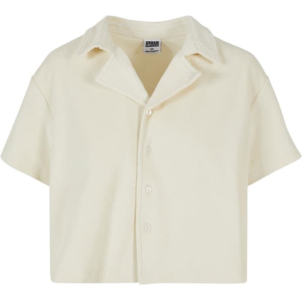 Urban Classics Towel Resort Kortærmet Skjorte Beige 2XL Kvinde