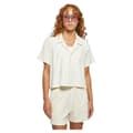Miniatyrbillede 1 af 4: Urban Classics Towel Resort Kortærmet Skjorte Beige 2XL Kvinde