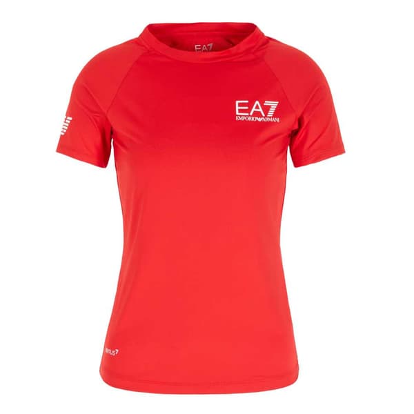 Ea7 Emporio Armani 8ntt70 T-shirt Med Korta ärmar Röd L Kvinna