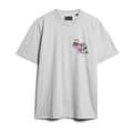 Miniatyrbild 2 av 6: Superdry Neon Travel Chest Loose T-shirt Med Korta ärmar Grå L Man