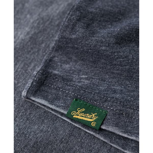 Superdry Varsity Burnout Cap T-shirt Med Korta ärmar Grå S Kvinna