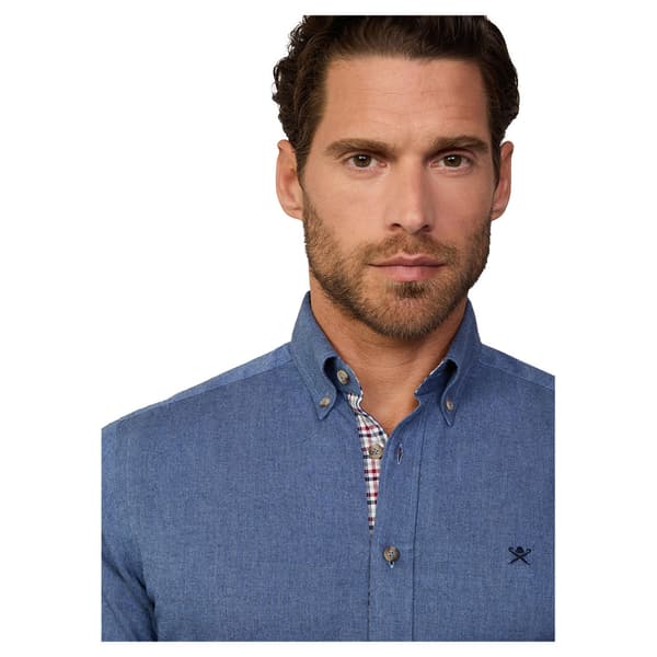 Hackett Trim Pitkähihainen Kauluspaita Sininen 2XL Mies