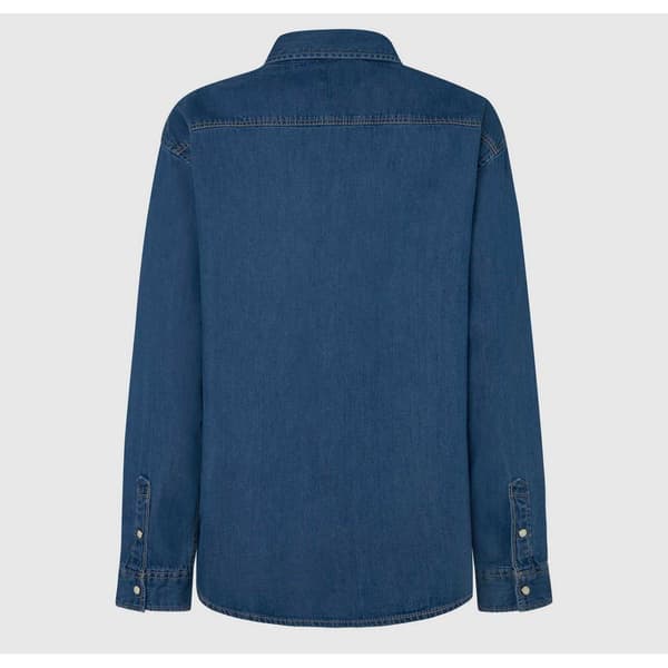 Pepe Jeans Pl304895 Skjorta Med Långa ärmar Blå S Kvinna