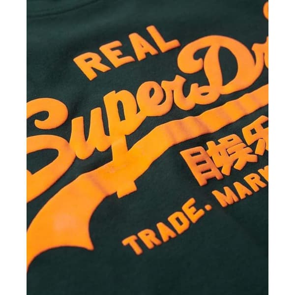 Superdry Neon Vl Graphic Fitted T-shirt Med Korta ärmar Grönt XS Kvinna