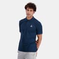 Miniatyrbillede 1 af 3: Le Coq Sportif Ess N°1 Kortærmet Polo Blå M Mand