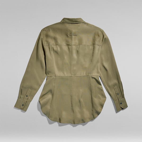 G-star Tunic Skjorta Med Långa ärmar Grönt M Kvinna