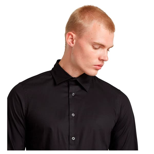 G-star D19088-2202 Skjorte Med Lange ærmer Sort M Mand