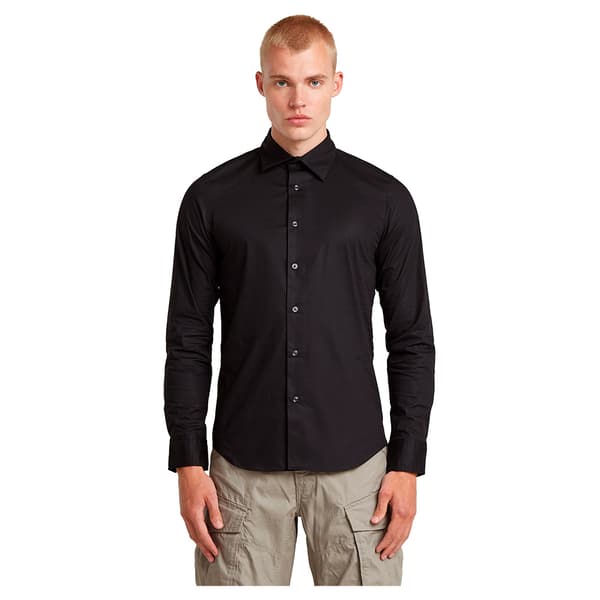 G-star D19088-2202 Skjorte Med Lange ærmer Sort M Mand