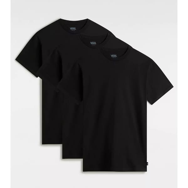 Vans Basic T-shirt Med Korta ärmar 3 Enheter Svart XL Man