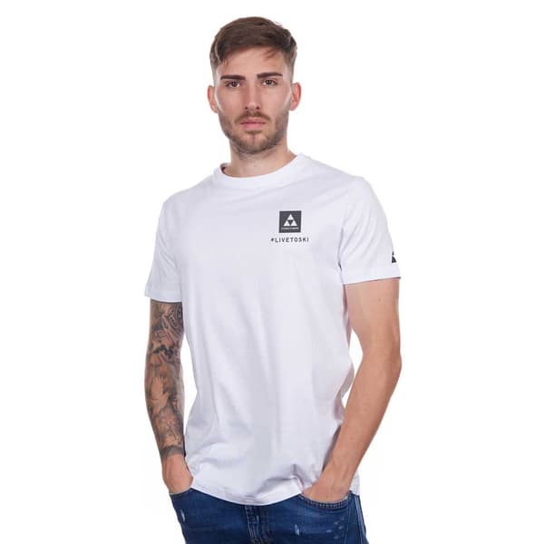 Fischer Essentials T-shirt Med Korte ærmer Hvid M Mand